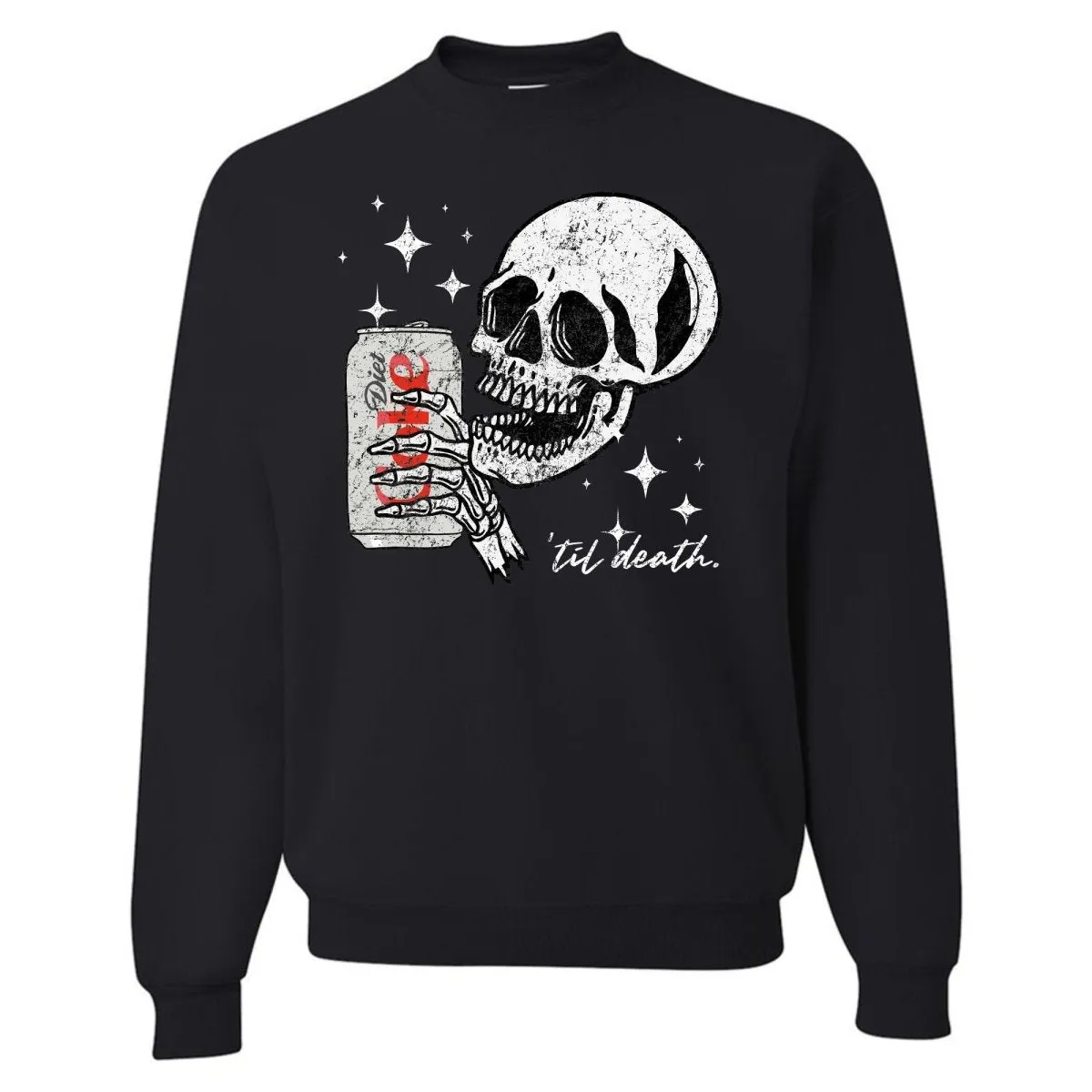 'Til Death Diet Coke' Crewneck Sweatshirt