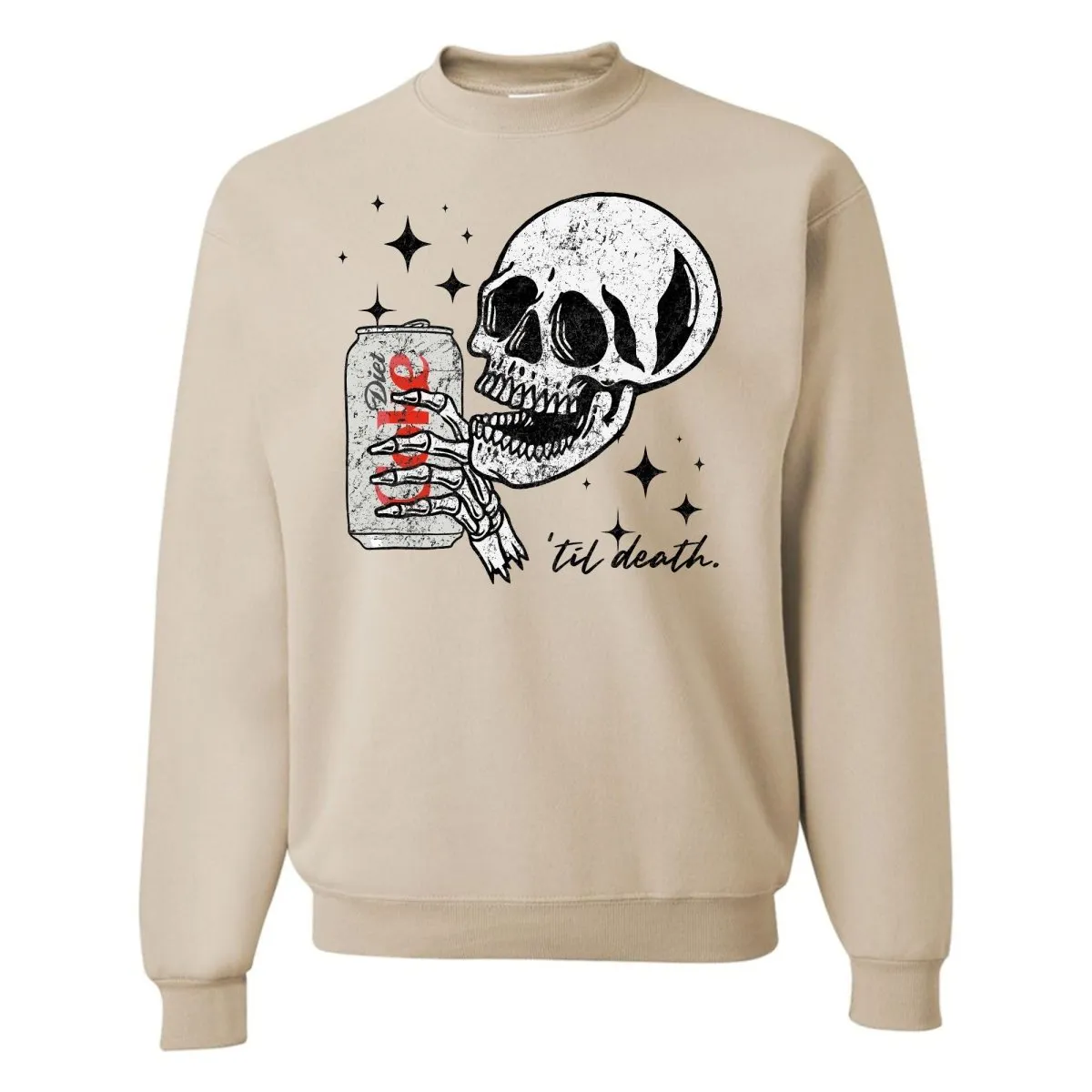 'Til Death Diet Coke' Crewneck Sweatshirt