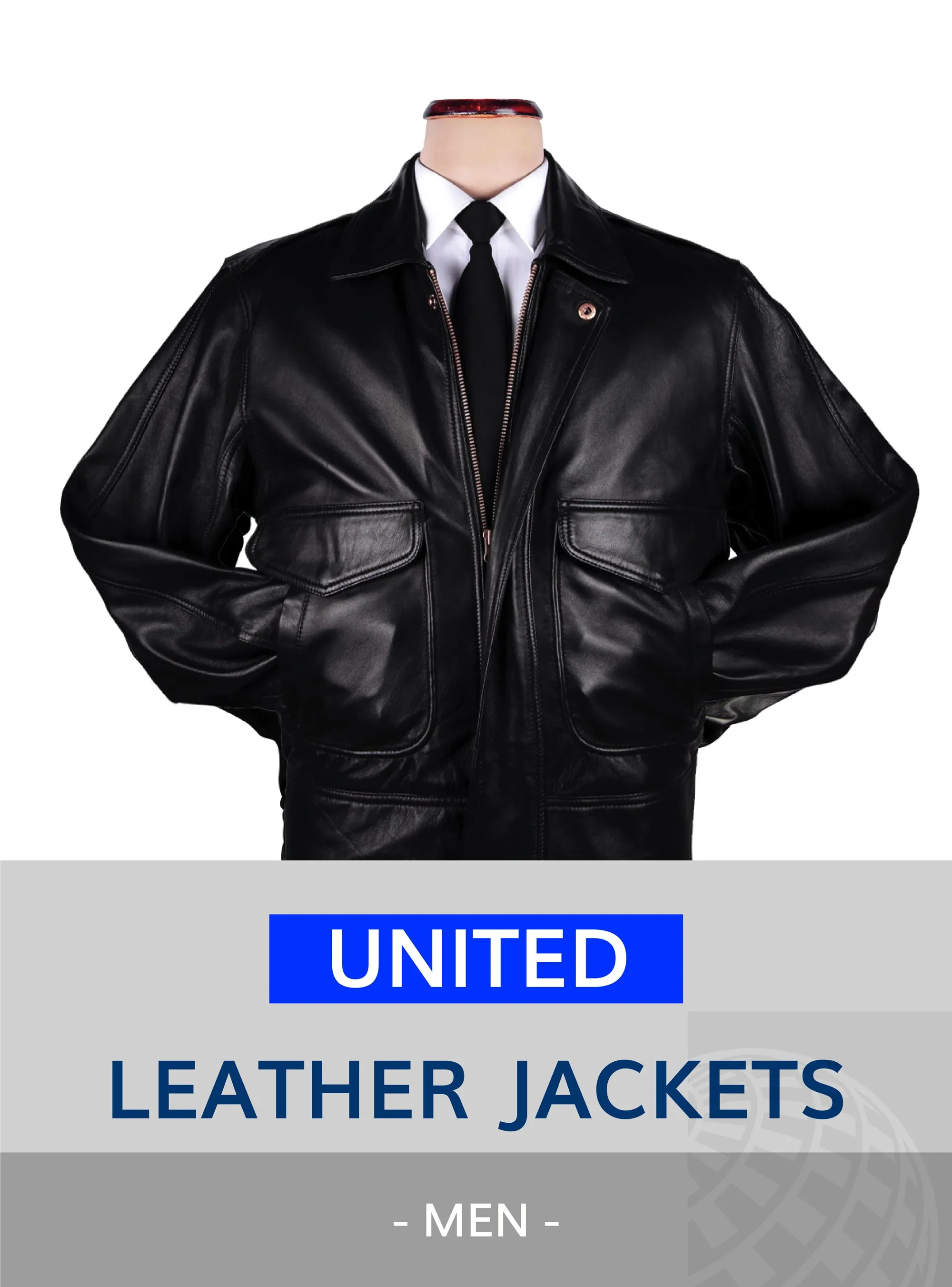 UNITED UNIFORM LEATHER JACKETS MEN