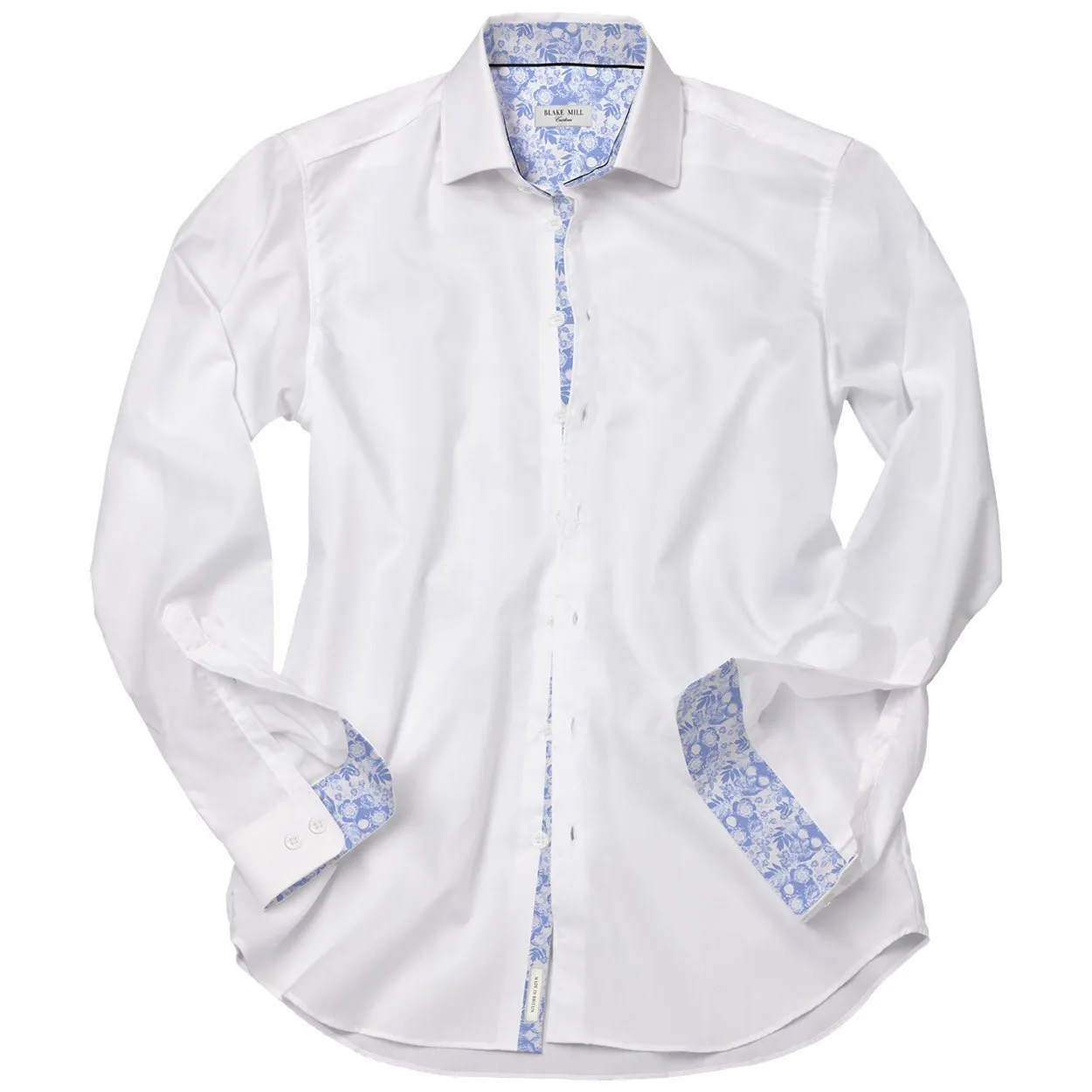 White with Pale Skulls Accents Shirt